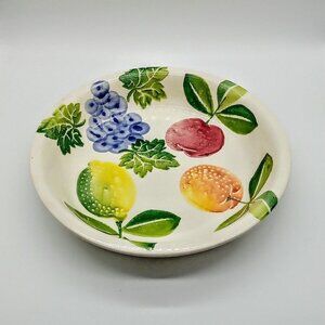 Ceramiche Alfa Italian Ceramic Fruit Pie Plate